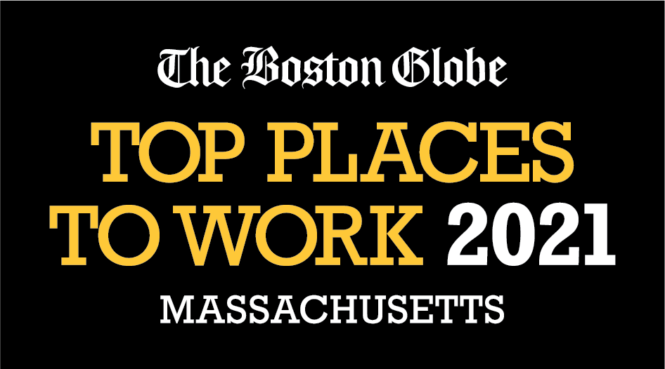 Boston Globe's Top Places to Work logo