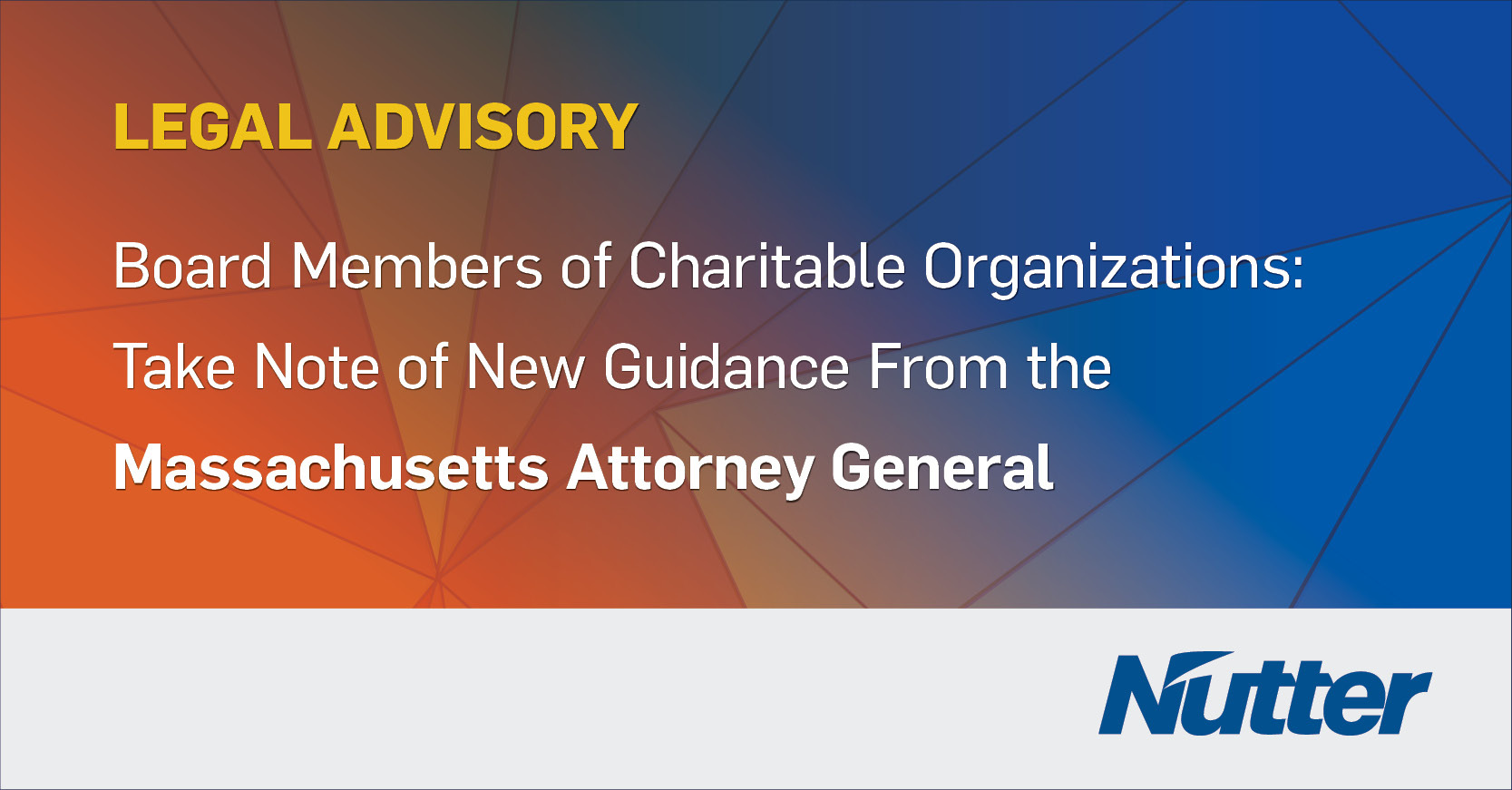 Board Members of Charitable Organizations Take Note of New Guidance